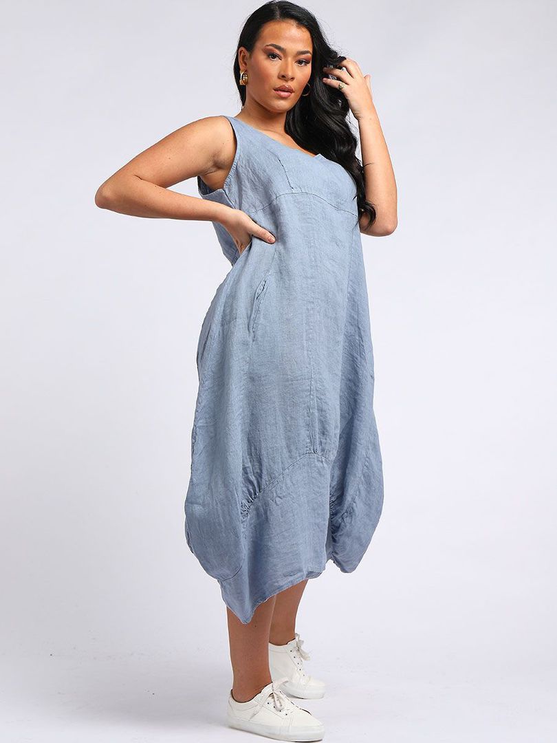 Gabriella Dress | Denim