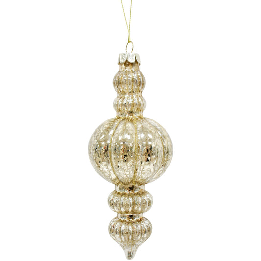 Glass Drop Ornament Gold