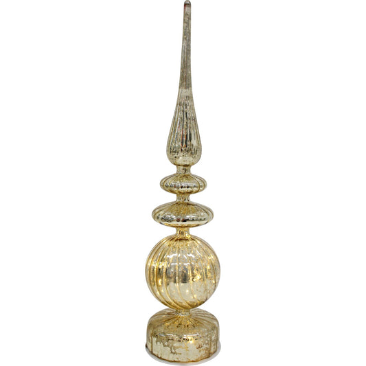Glass finnial Top Champagne Led