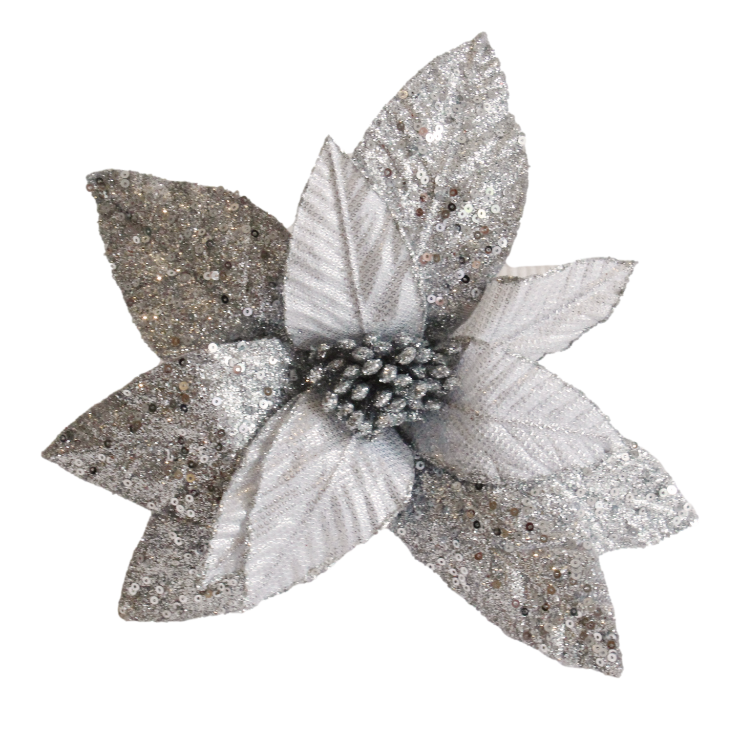 Poinsettia – Mesh & White Petals