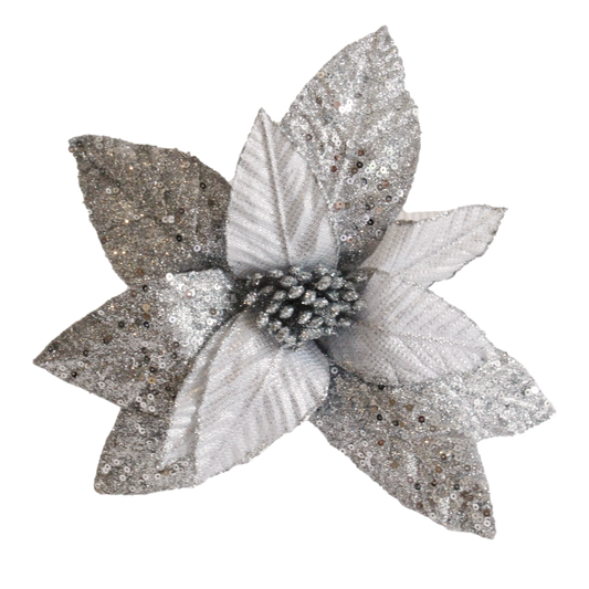 Poinsettia – Mesh & White Petals