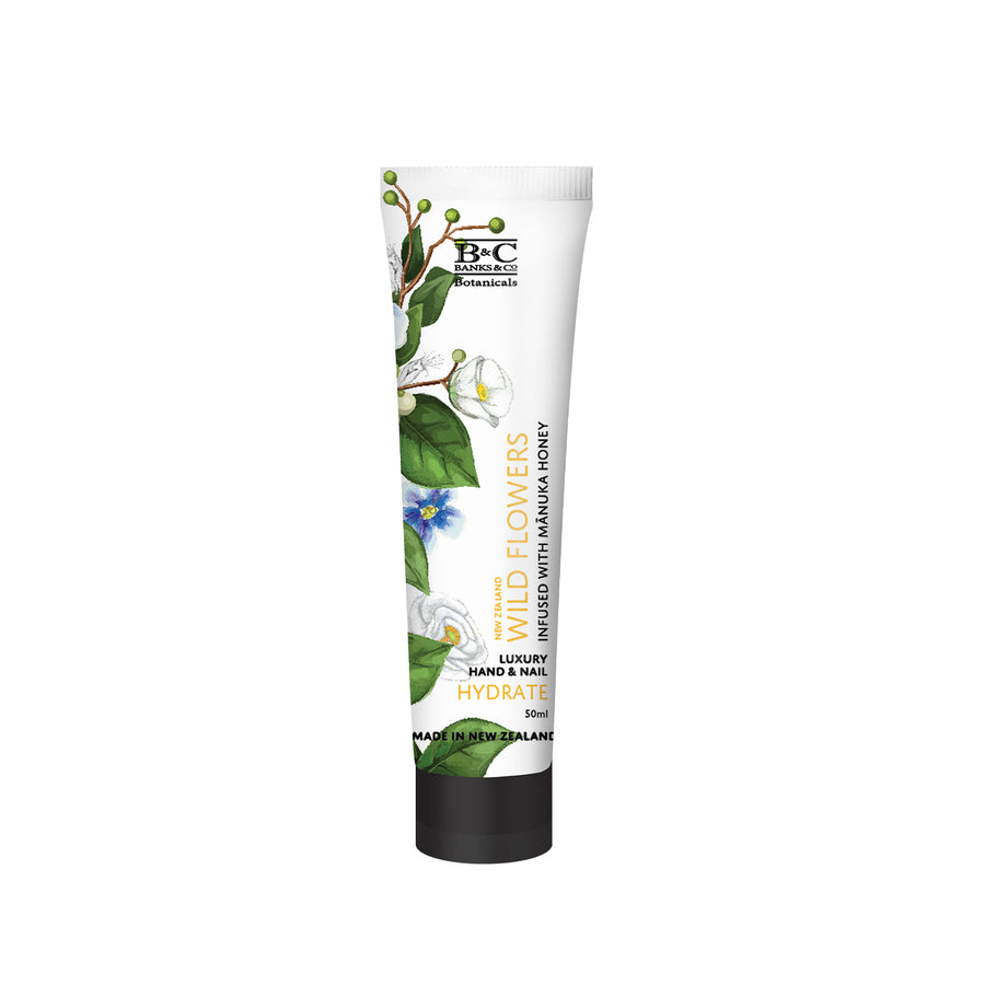 NZ Wild Flowers Hand & Nail Hydrate 50ml
