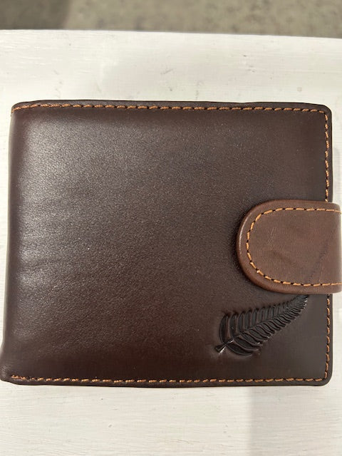 Men's Leather Wallet Fern