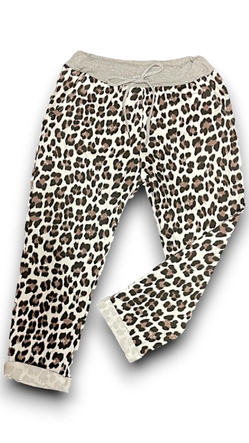 Leopard Joggers