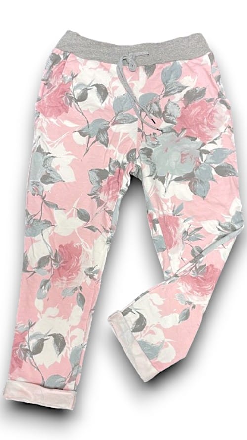 Pink Paper Rose Jogger