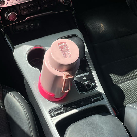Car Cup Holder Expander | Neon Pink