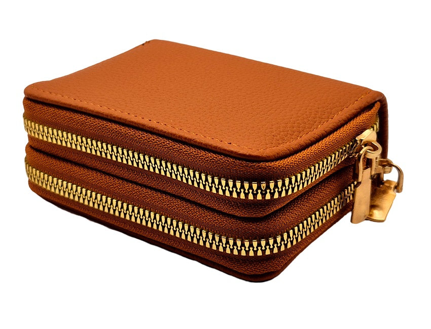 Two Zip Card Holder