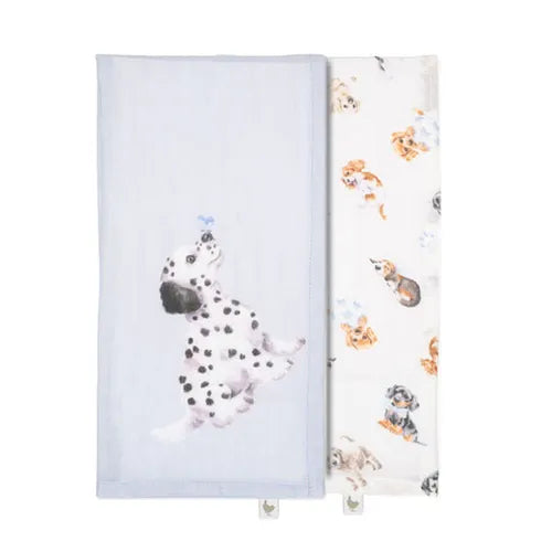 'Little Paws' Dog Muslin Gift Set