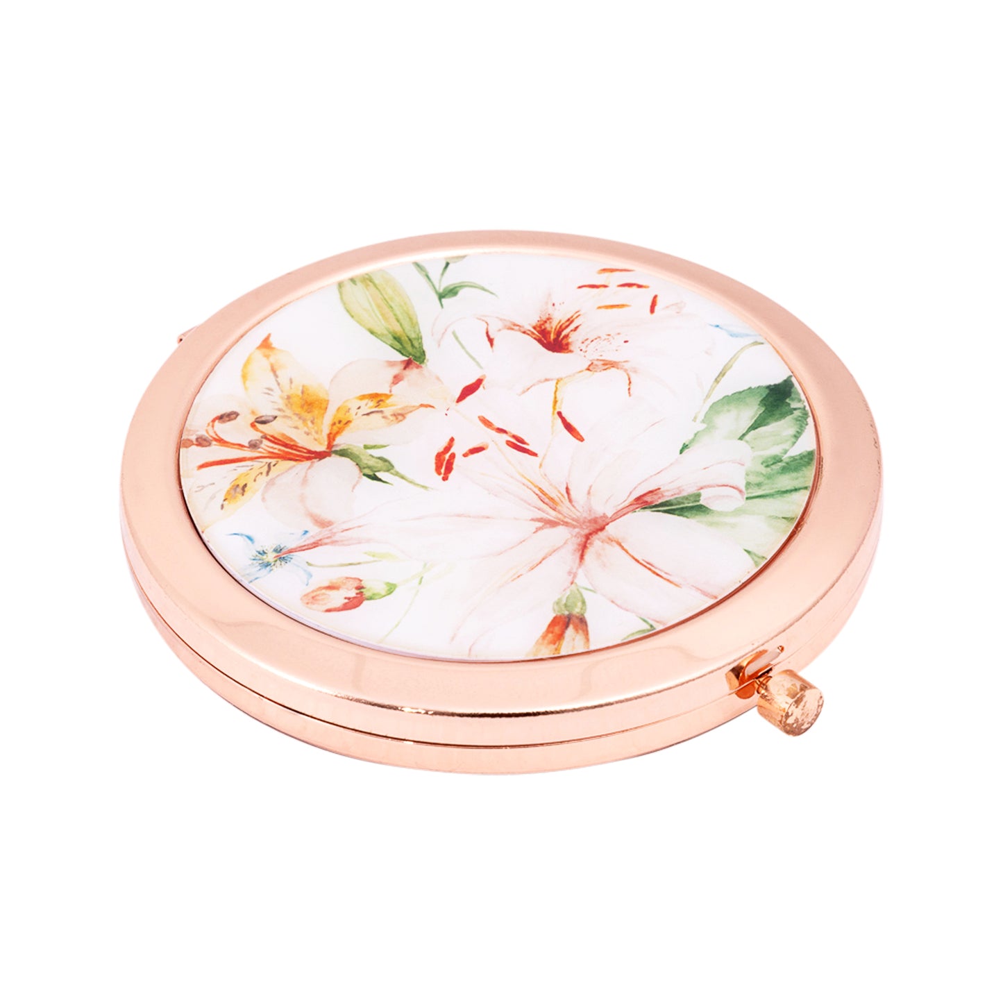 Mothers Day Floral Compact Mirror