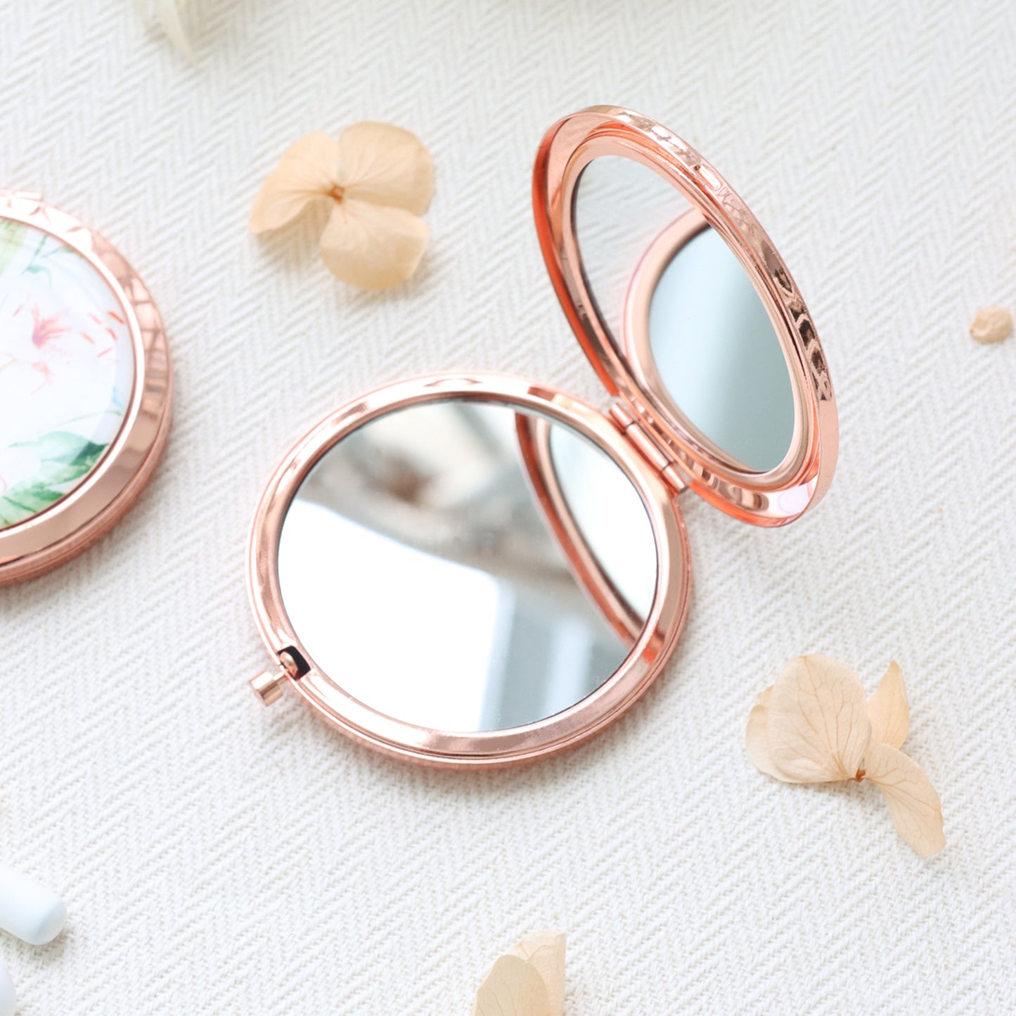 Mothers Day Floral Compact Mirror