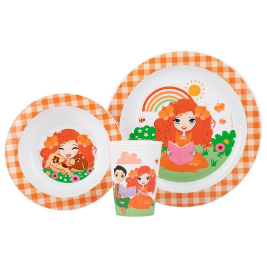 EMMA MEMMA 3 PIECE MEALTIME DINNER SET