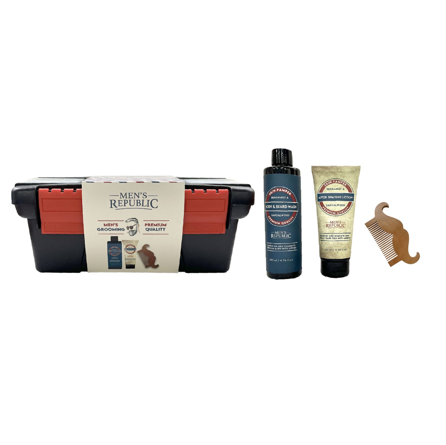 Men's Republic Men's Republic 4pc Grooming Kit Including Tool Case
