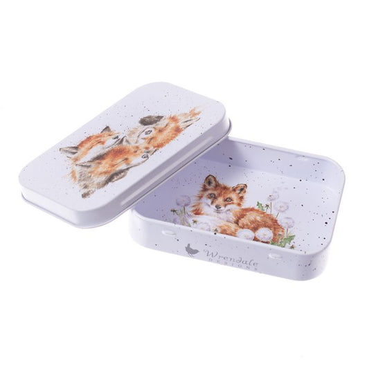 Wrendale 'The Afternoon Nap' Fox Mini Gift Tin