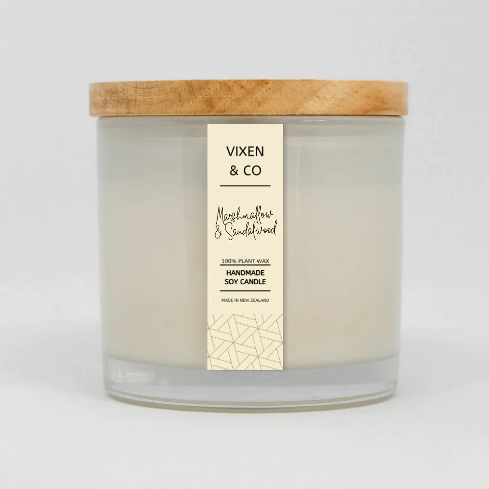 Vixen & Co Husky Candle | Marshmallow & Sandalwood