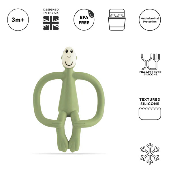 Matchstick Monkey - Baby Blue Teething Toy and Gel Applicator