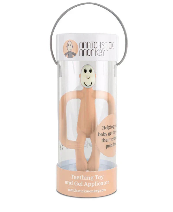 Matchstick Monkey - Baby Blue Teething Toy and Gel Applicator