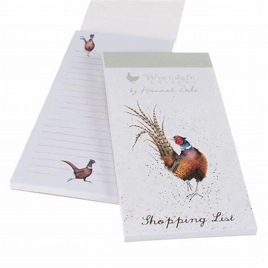 Pheasant Shopping List