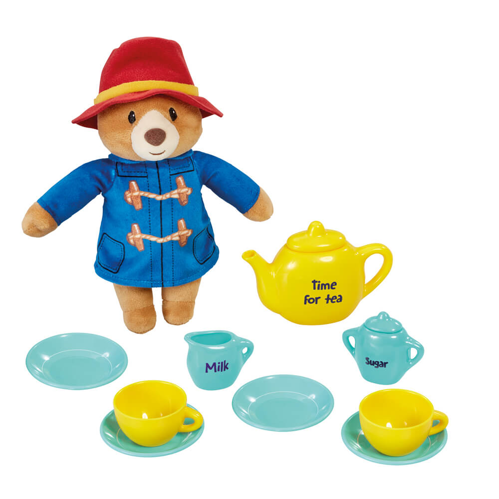 Paddington Tv Soft Toy & Tea Set