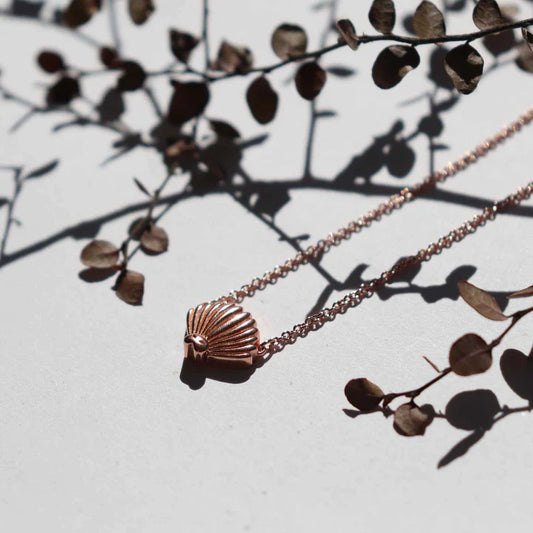 Piwakawaka Fantail Necklace | Rose Gold
