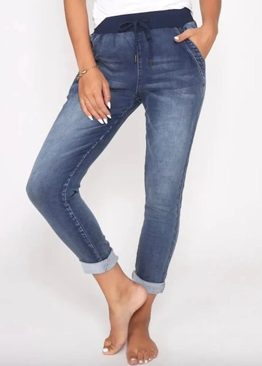 RILEY JOGGER - BLUE WASH