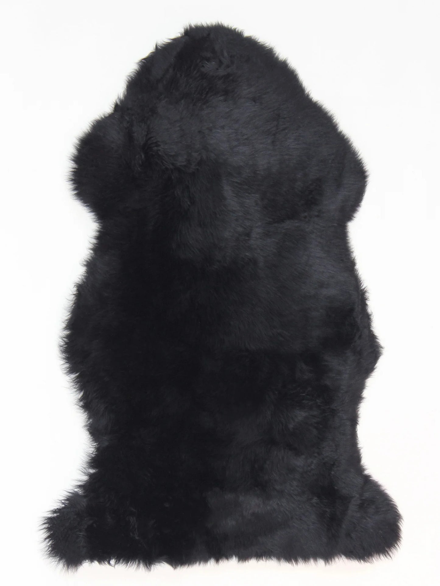 New Zealand Longwool Sheepskin Single • Black
