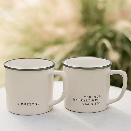 Face To Face Coffee Mug - Fill My Heart