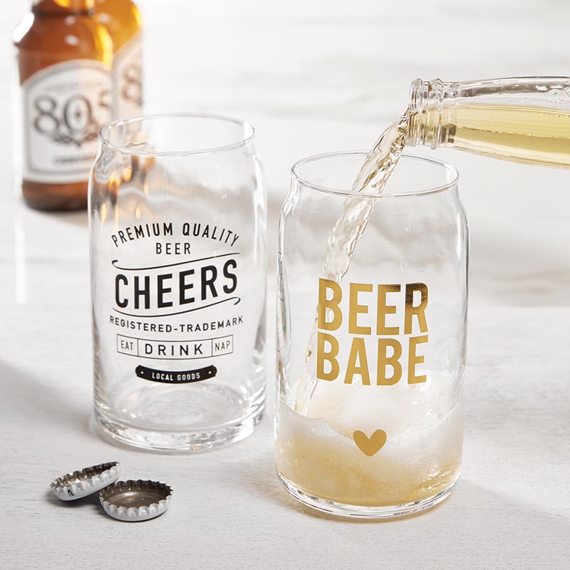 Beer Can Glass - Cheers