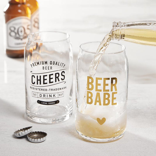 Beer Can Glass - Cheers