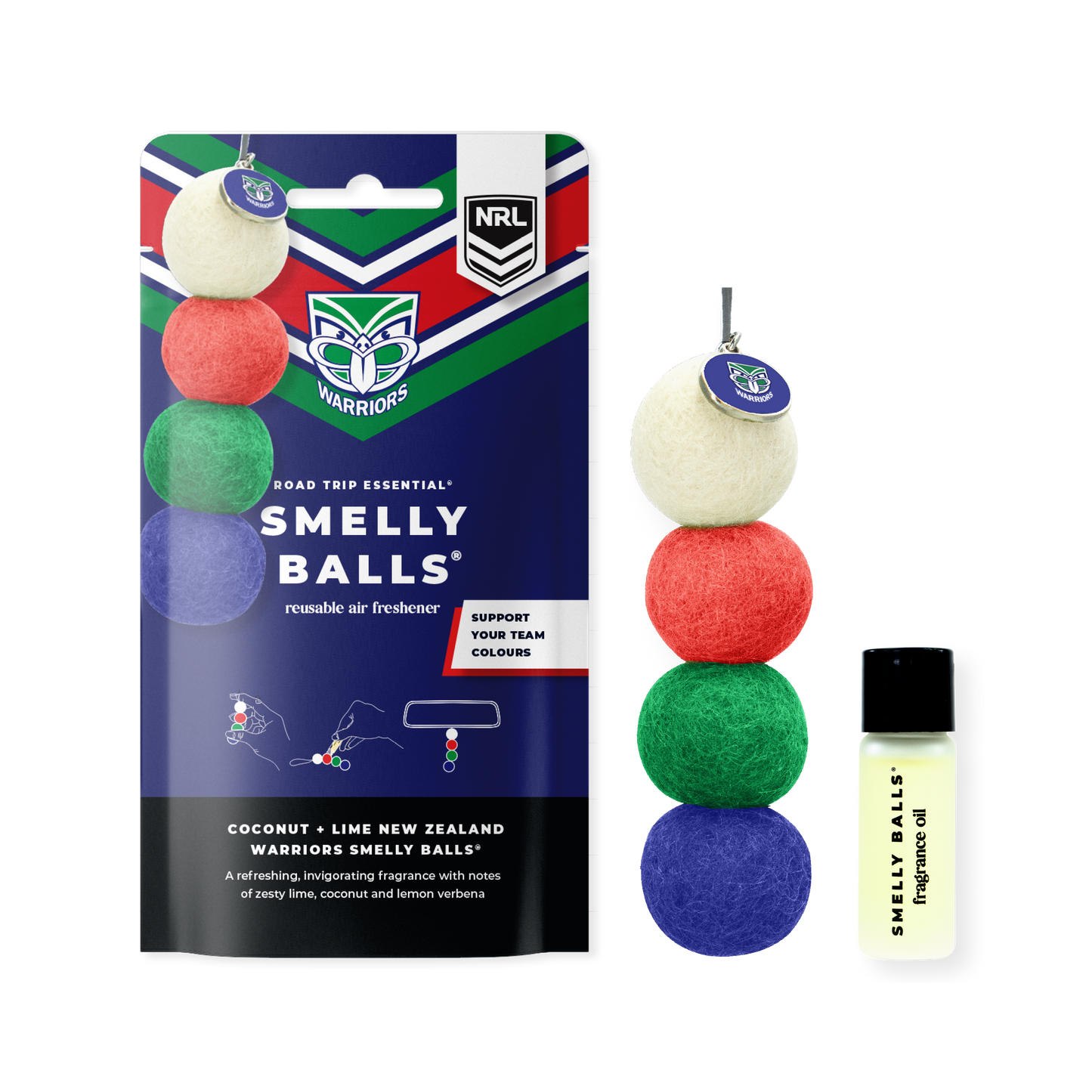 Smelly Balls NZ Warriors Smelly Balls Set