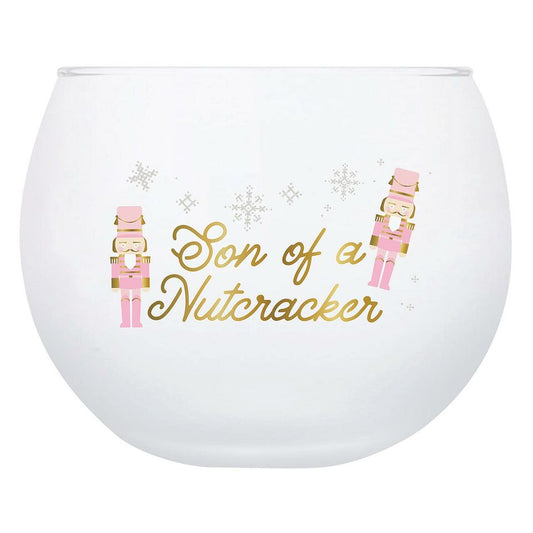 Roly Poly Glass - Nutcracker - Holiday