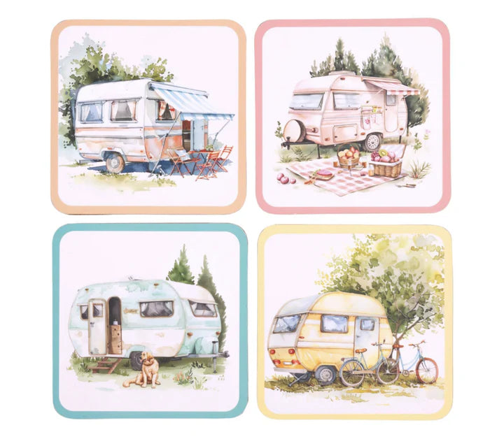 Caravan Coasters Set of 4