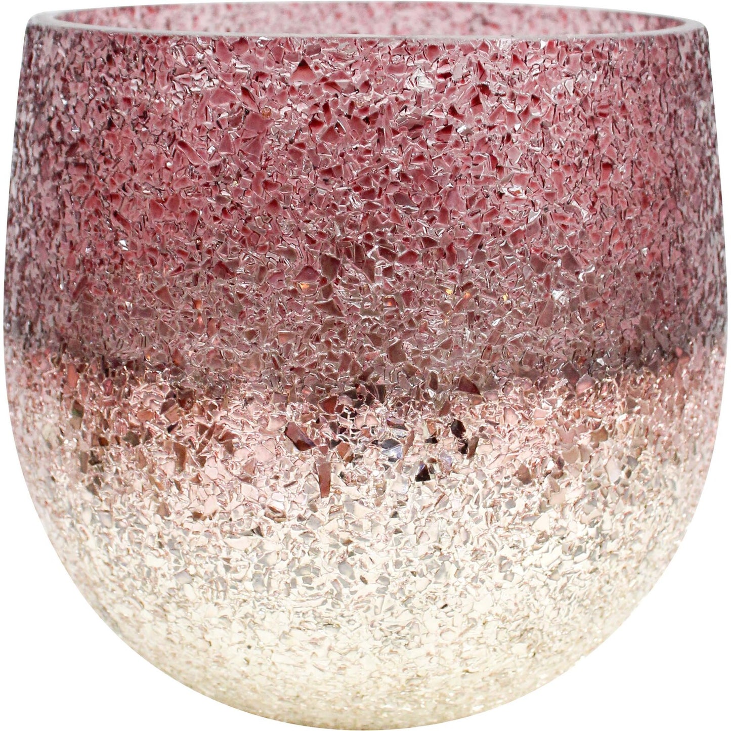 Vase/votive Rose Champagne