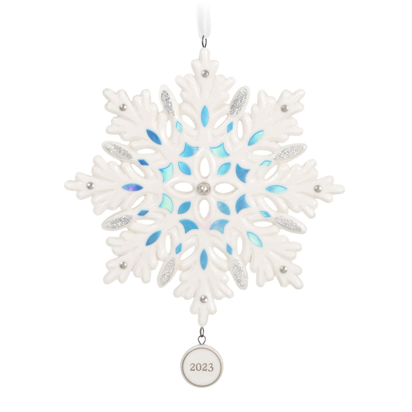 Hallmark Keepsake Snowflake 2023 Porcelain Ornament