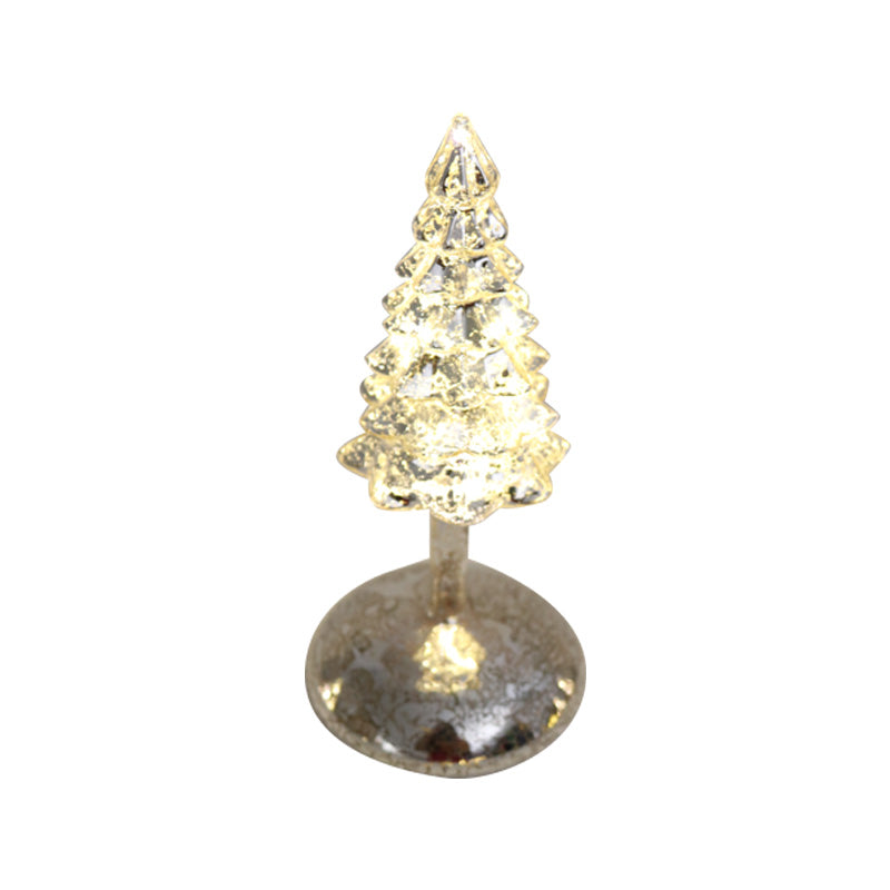 Glass Battery Xmas Tree