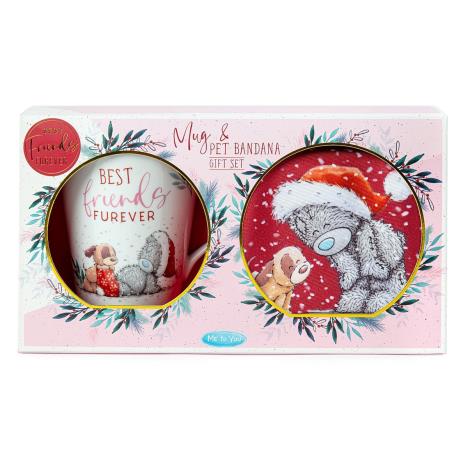 Best Friends Furever Me to You Bear Mug & Pet Bandana Gift Set