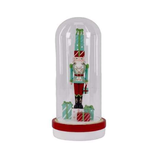 Soldier on Gift Box in Dome