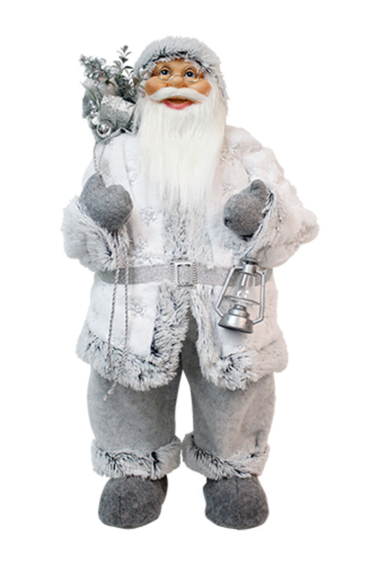 Santa Climbing Rope w/ White/Grey Faux