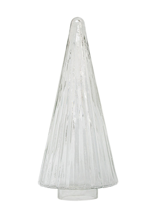 Clear Glass Xmas Tree - Large