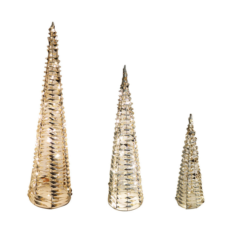Vienna Shiny Cone Set of 3 Gold