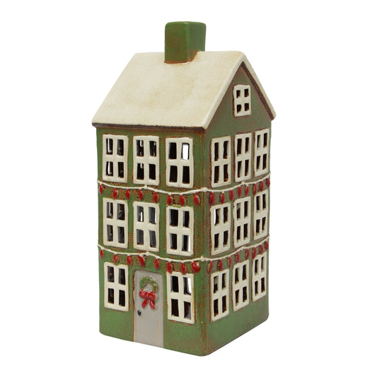 Alsace Tea Light Grand Chalet Green