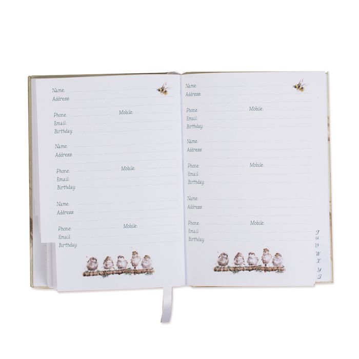 'Piggy in the Middle' Guinea Pig & Rabbit Address Book