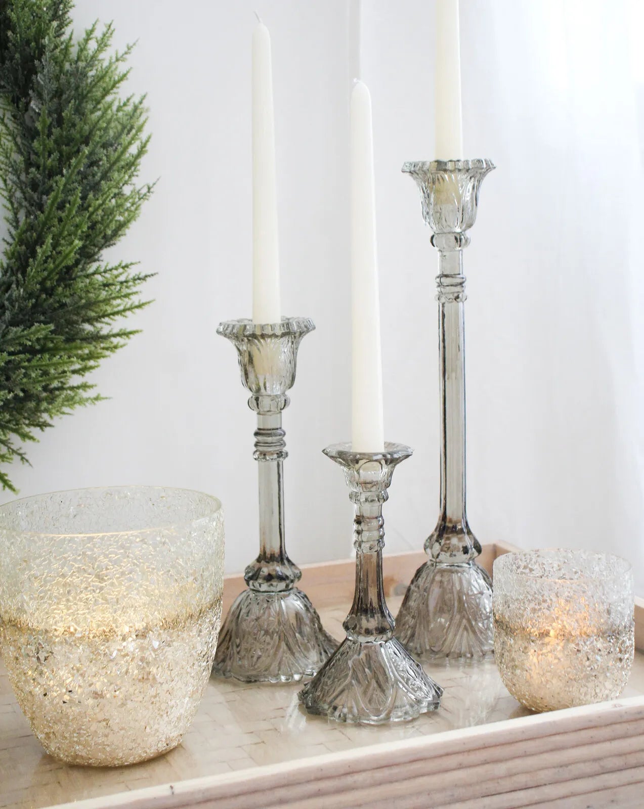 Belle Candle Holder | Sage