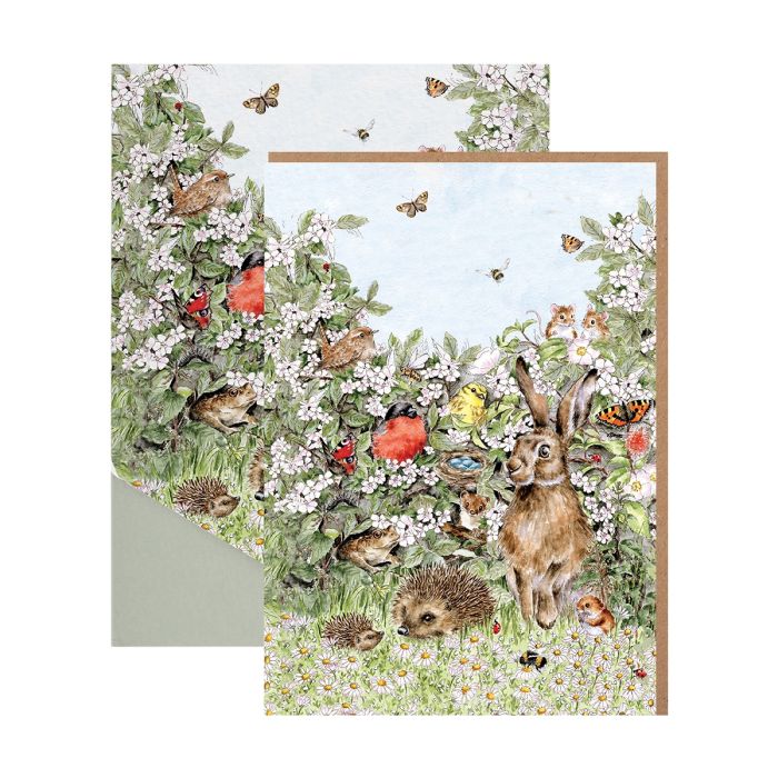 'Hidden in the Hedgerow' Nature Notecard Pack