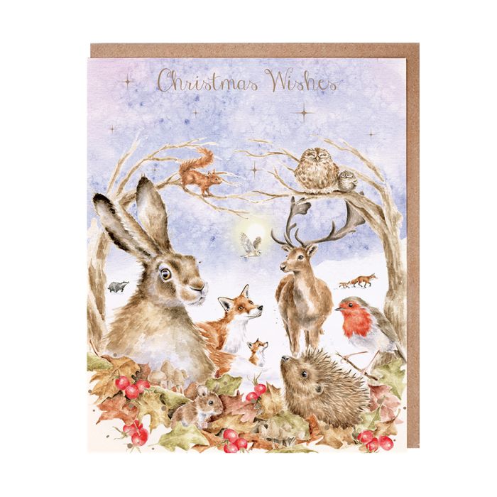 'Walking in a Winter Wonderland' Woodland Animal Christmas Card Pack