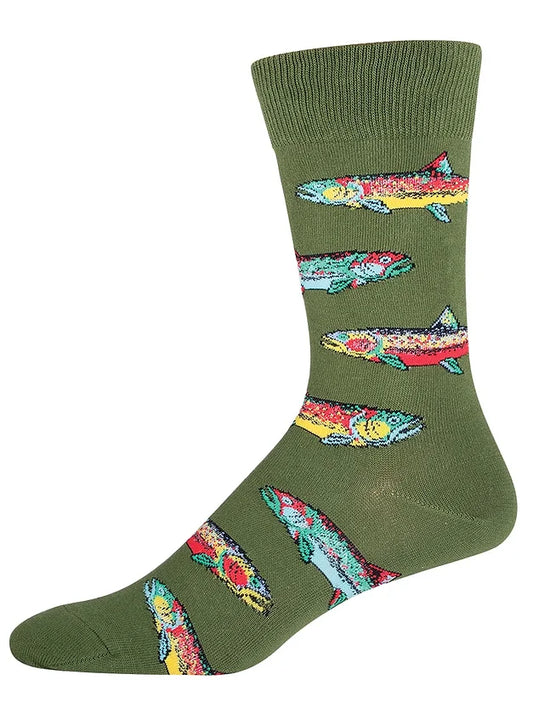 Socksmith Mens | Trout Green