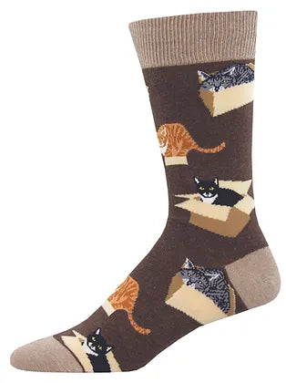 Socksmith Mens | Cat In Box