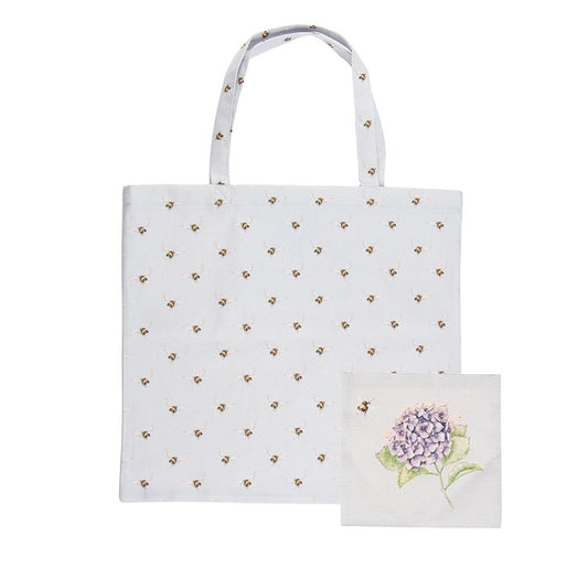 Foldable Shopper Bag 'Hydrangea' Bee