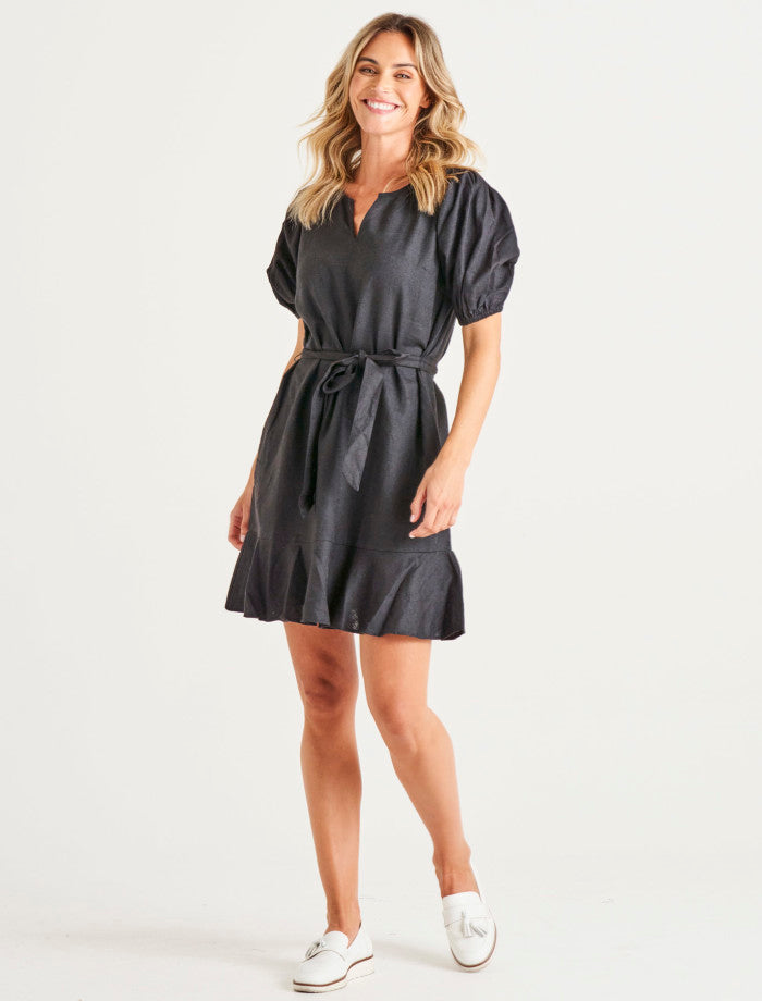 Betty Basics | Birdie Dress Coal