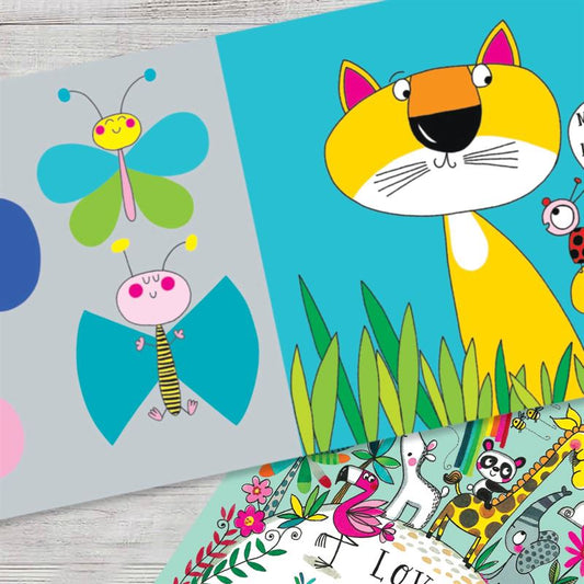 Rachel Ellen - Love Our Planet - Colouring & Sticker Scene Book