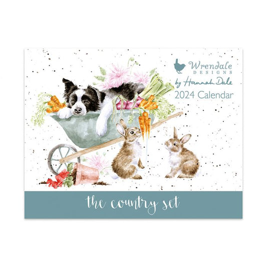 Wrendale 'The Country Set' Country Animal Landscape Calendar 2024